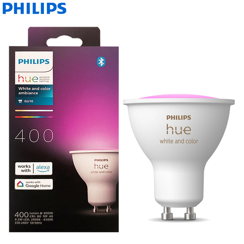 Philips Bulb Hue - Lâmpada LED Inteligente Philips Hue GU10
