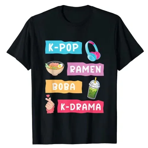 Korean Girl Lifestyle - Camiseta de Moda para Fãs de