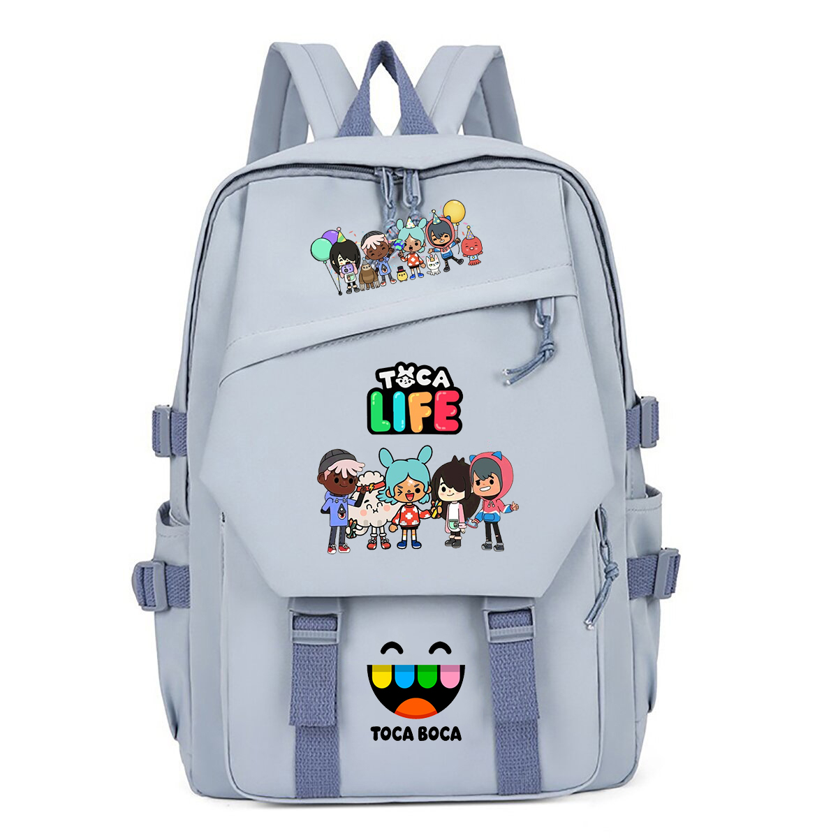 Korean Girl Lifestyle - Mochila escolar infantil com estampa Toca