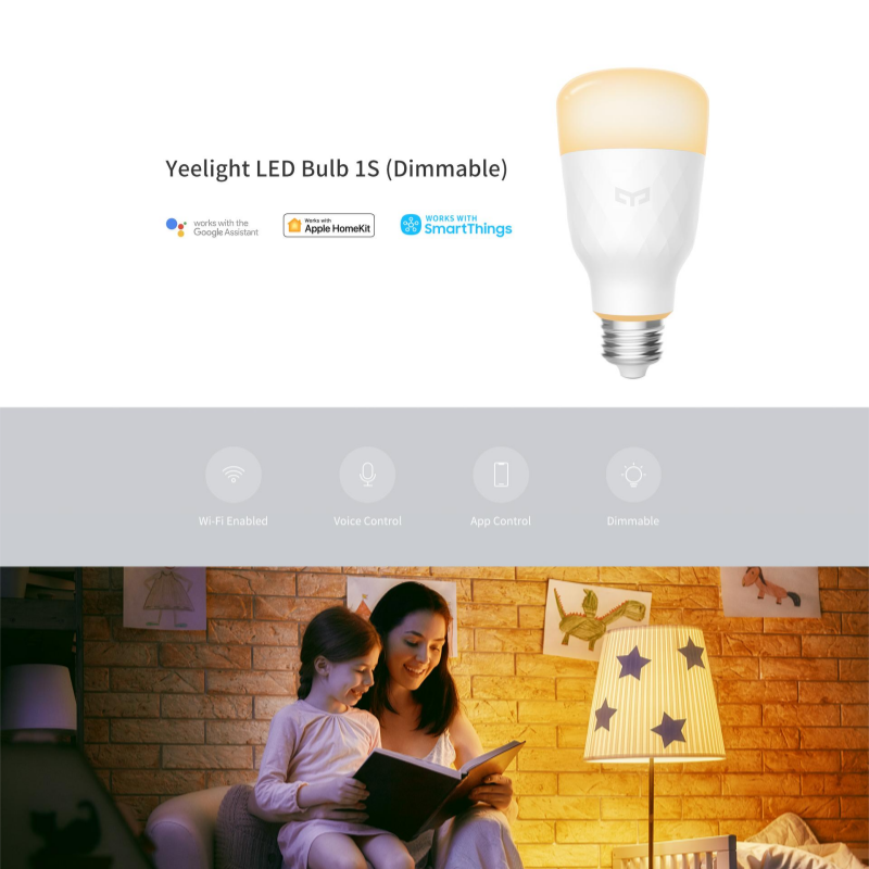 Yeelight lâmpada led 1s e26/e2 - Yeelight Light Smart Bulb avaliação e preço