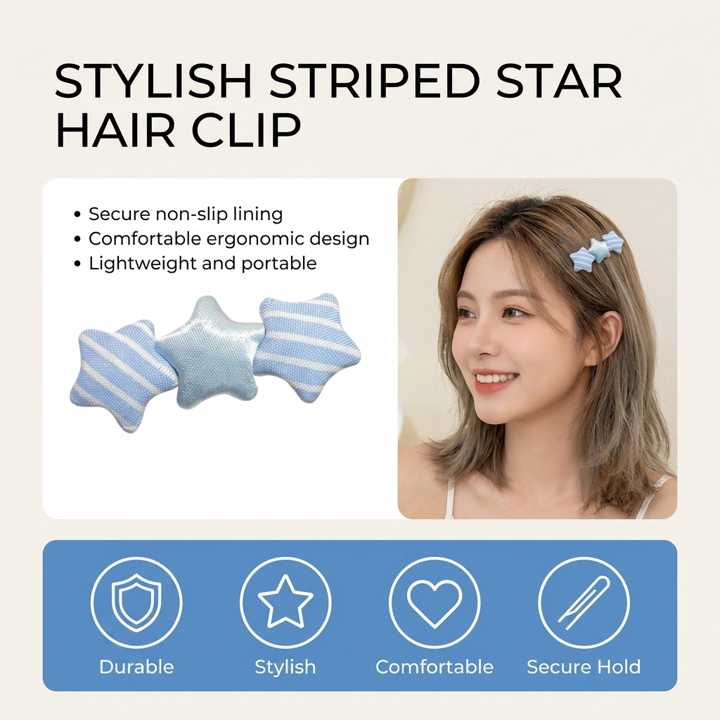 Presilha de cabelo em formato  - Korean Girl Lifestyle avaliação e preço